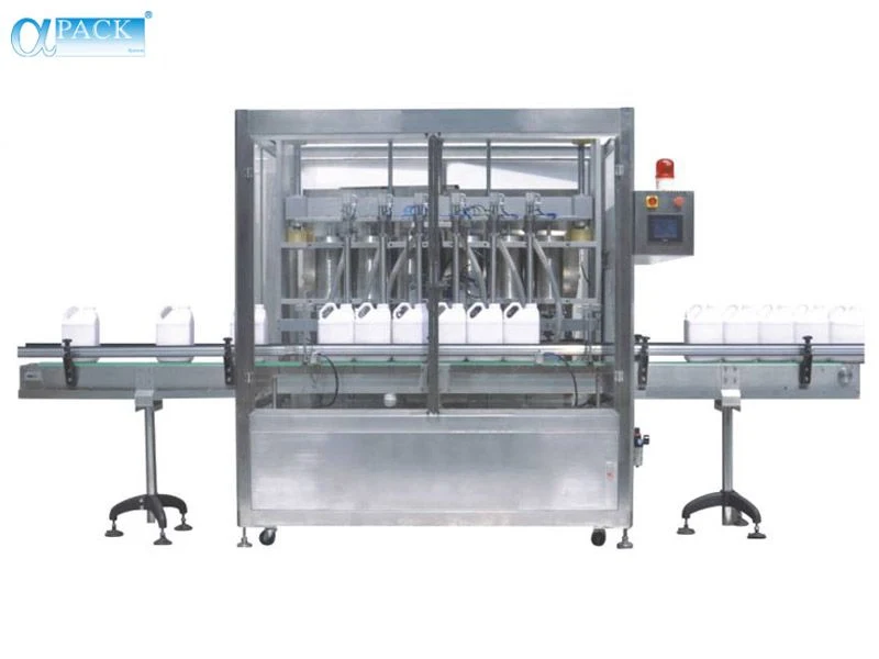 Fully Automatic Piston 4/6/8 Multi-Head Liquid/Pure Water Bottling Filling Packing/Packaging Machine (AFLS-840/860/880)