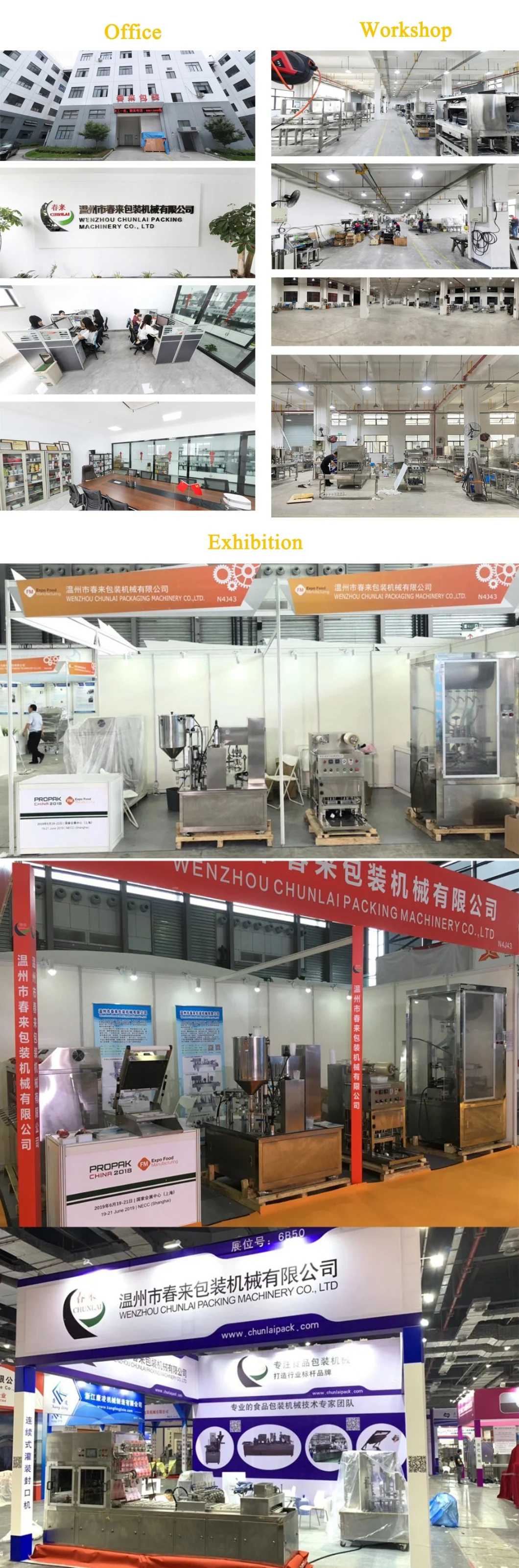 Granule Measuring Cup Liquid Gravity Coffee Powder Cup Yogurt Cheese Piston Rotary Filling Sealing Machine